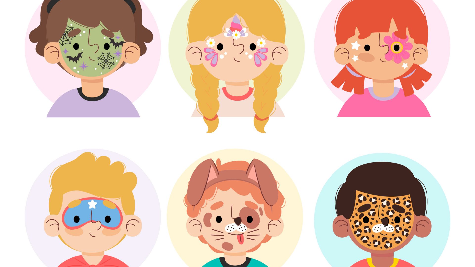 pintacaras para niños