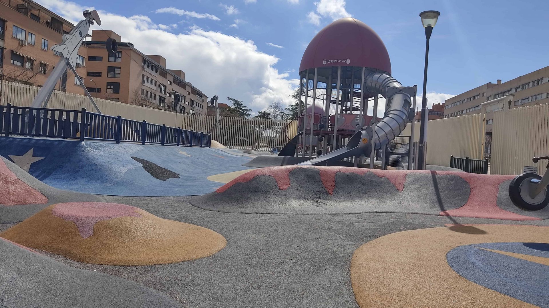 Visión general del parque del espacio de Alcobendas