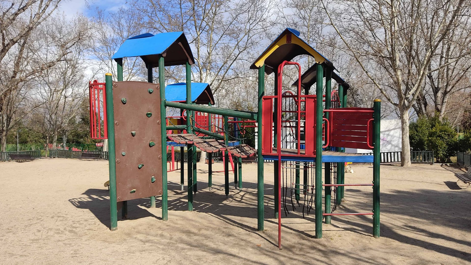 Atracción principal del parque de la Marina de San Sebastián de los Reyes