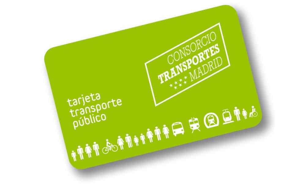 Tarjeta infantil transporte de Madrid