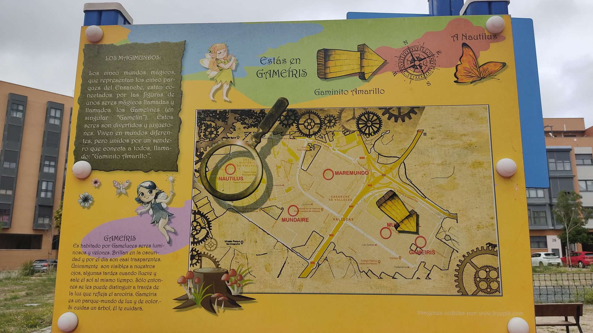 Los magimundos de los parques de Vallecas